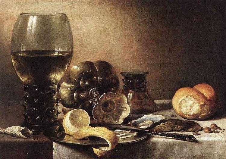 Pieter Claesz Still-Life with Oysters Germany oil painting art